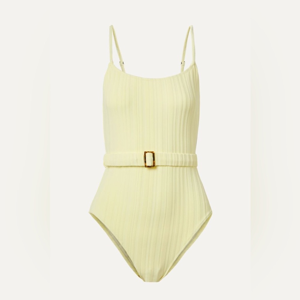 Solid & Striped Nina Belted One-Piece Swimsuit